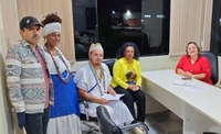 Presidente Elinete recebe representantes do Conselho da Igualdade Racial para discutir criação da Semana Municipal da Educação Antirracista