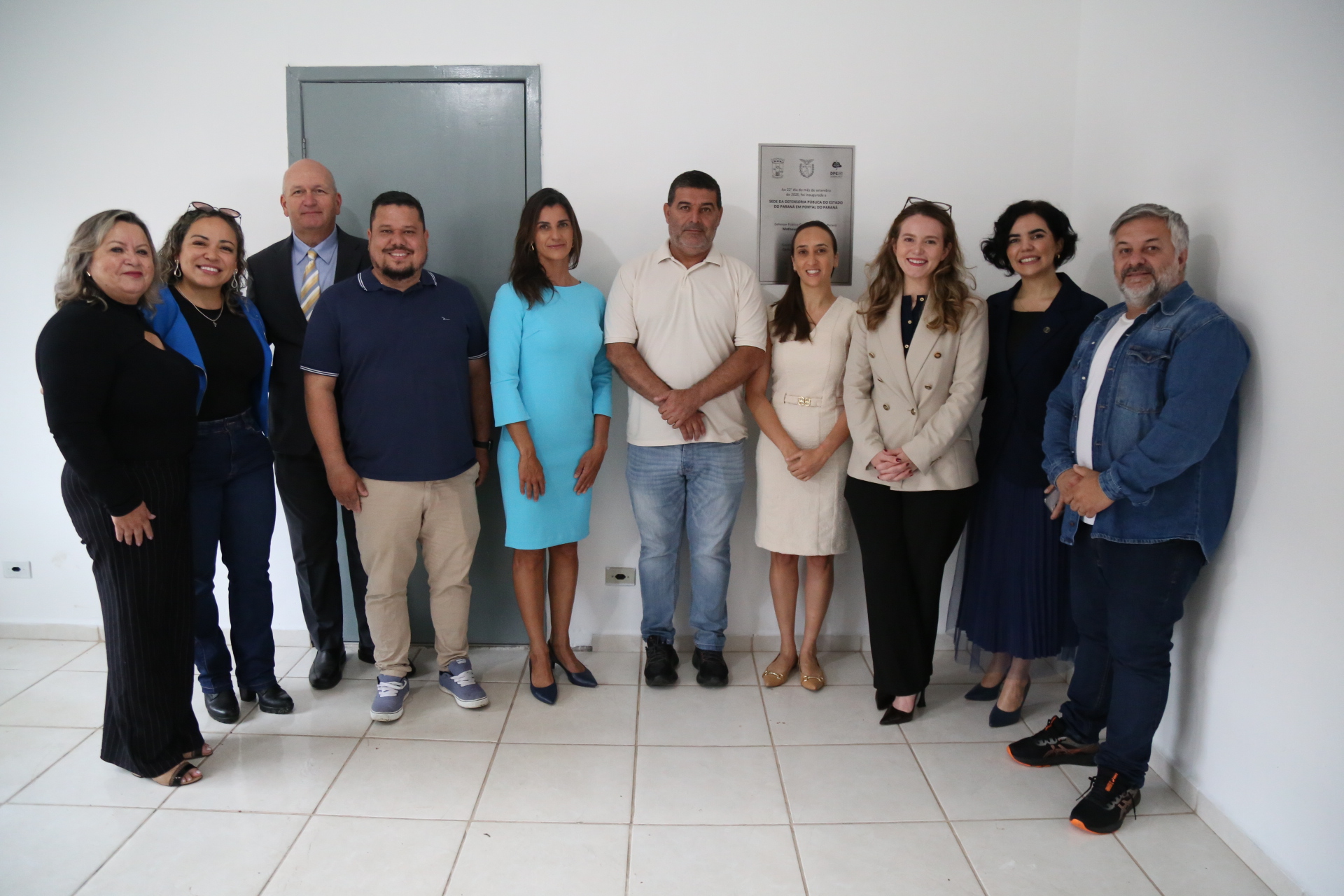 Câmara de Pontal do Paraná participa da inauguração da sede da Defensoria Pública no município