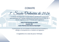 Câmara de Pontal do Paraná realiza primeira Sessão Ordinária de 2026 nesta quarta-feira (19)