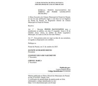 Câmara Municipal de Pontal do Paraná decreta ponto facultativo nos dias 27 e 28 de outubro