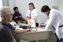 Equipe de Saúde realiza ação na Câmara; servidores passam por aferições e recebem orientações Equipe de Saúde realiza ação na Câmara; servidores passam por aferições e recebem orientações