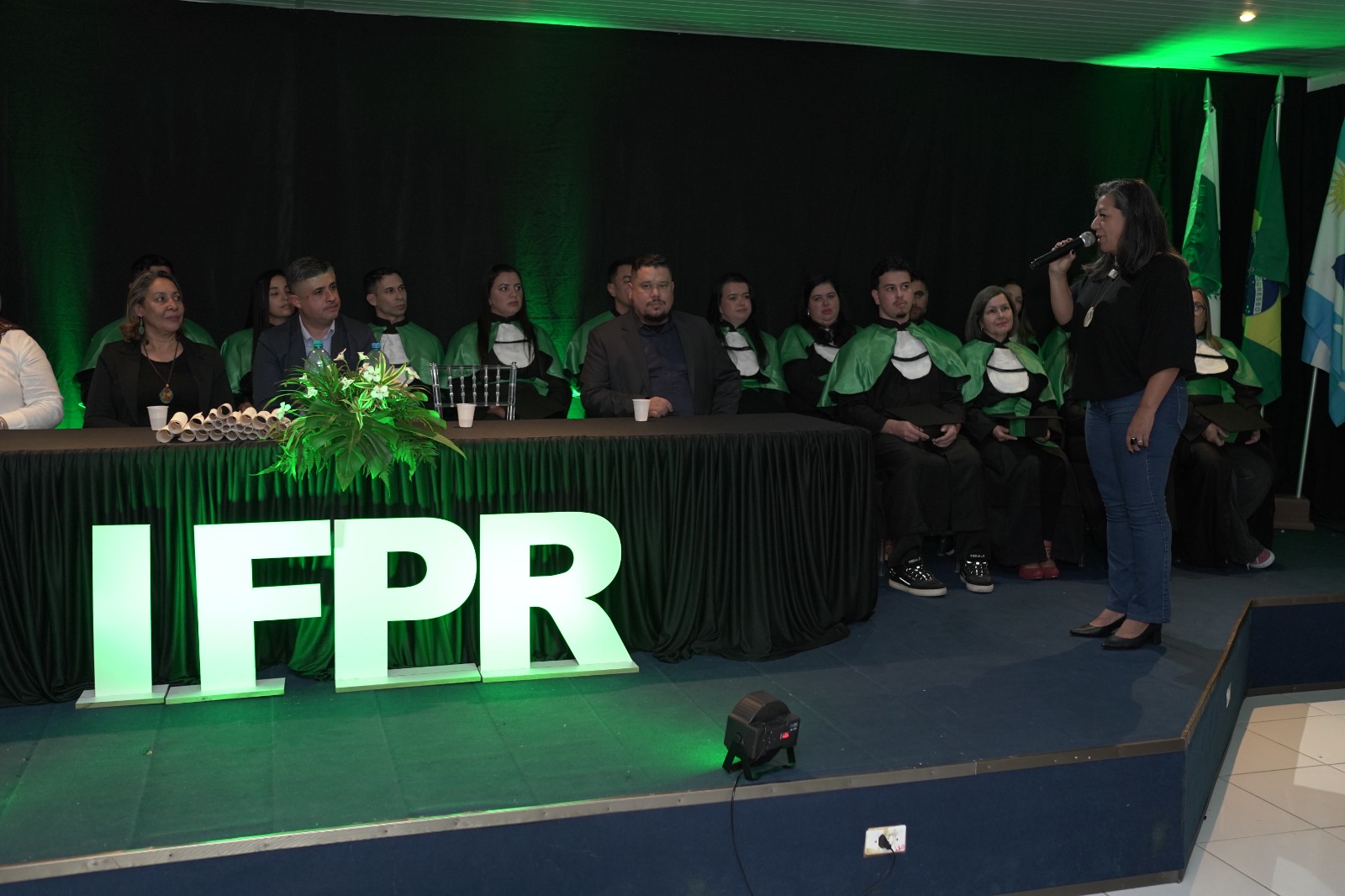 Formatura do IFPR celebra conclusão dos cursos técnicos em Logística e Meio Ambiente com presença de autoridades municipais